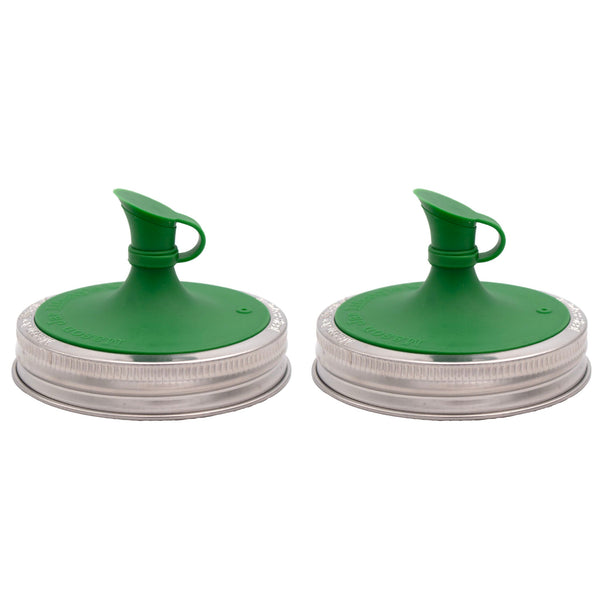 Silicone Oil Cruet Pour Lid for Mason Jars – Non-Toxic Precision Pouring