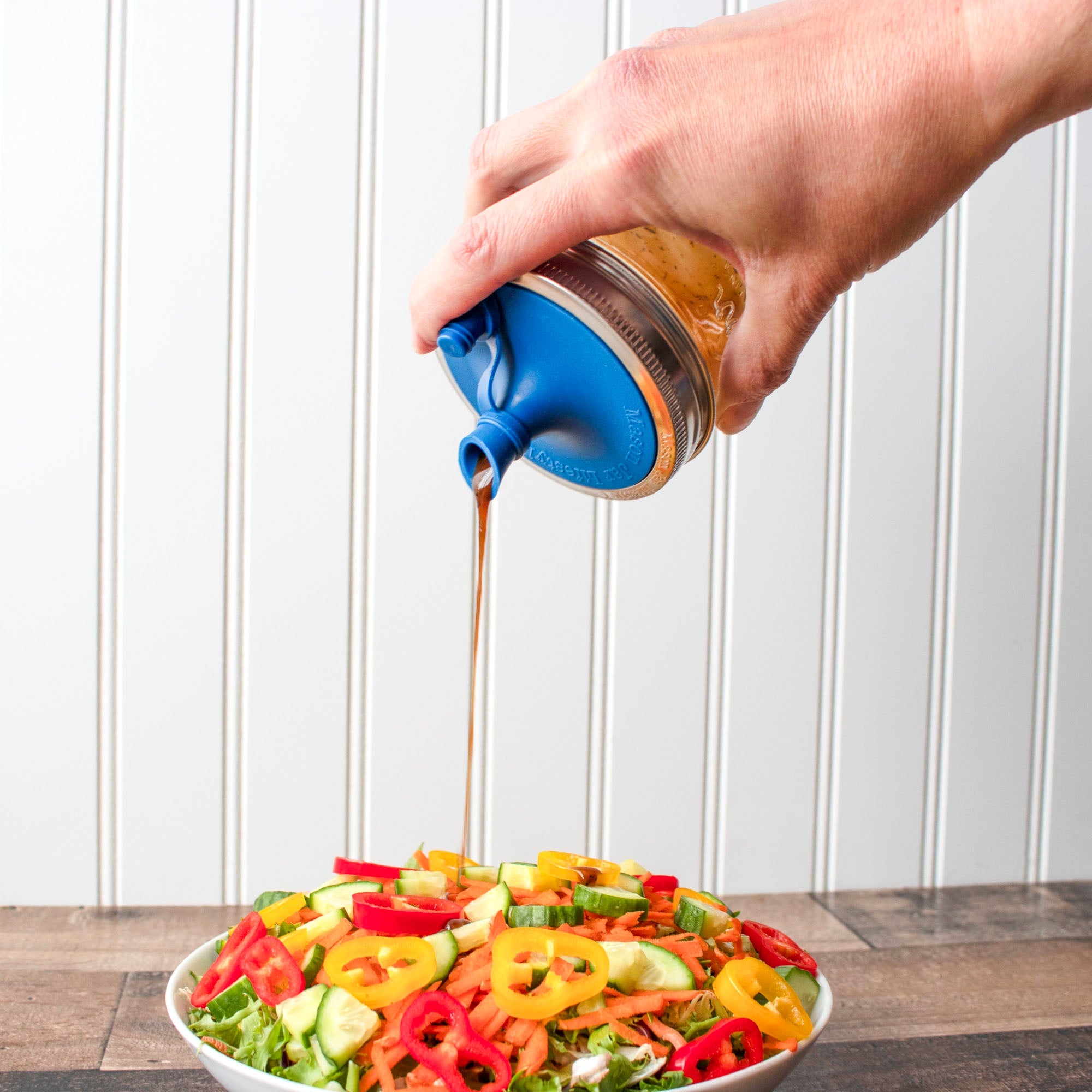 Silicone Oil Cruet Pour Lid for Mason Jars – Non-Toxic Precision Pouring