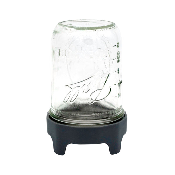 Rust Proof Sprouting Lid with Built-In Stand for Wide Mouth Mason Jars