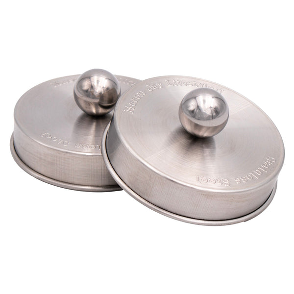 Apothecary Stainless Steel Lid for Mason Jars