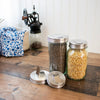 Grain Dispenser Stainless Steel Lids for Mason Jars 2 Pack
