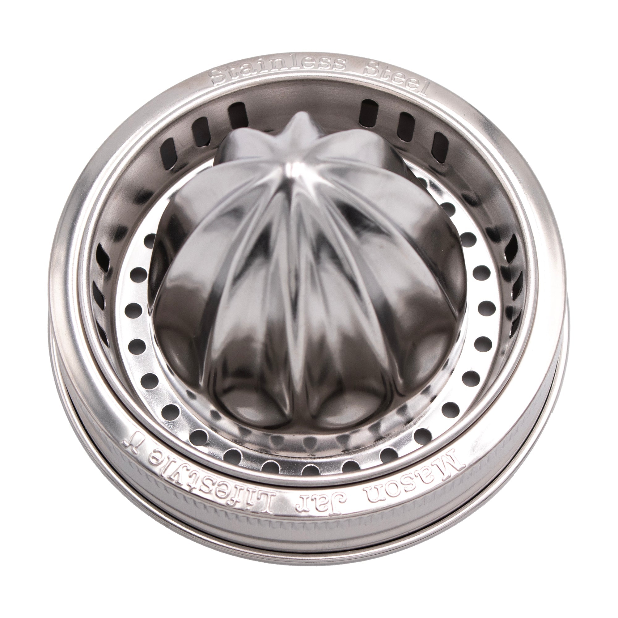 Juicing Stainless Steel Lid for Wide Mouth Mason Jars