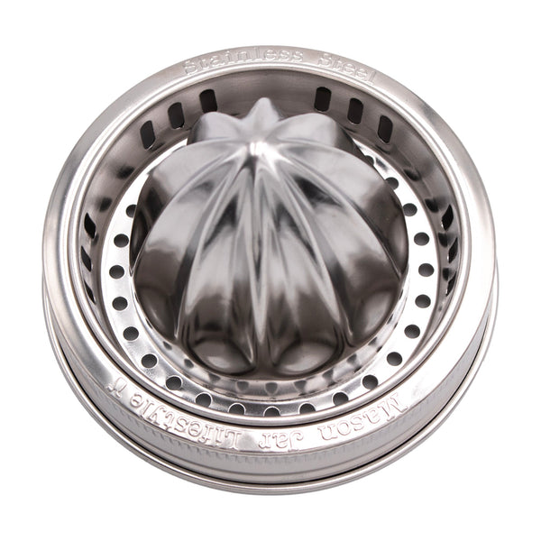 Juicing Stainless Steel Lid for Wide Mouth Mason Jars