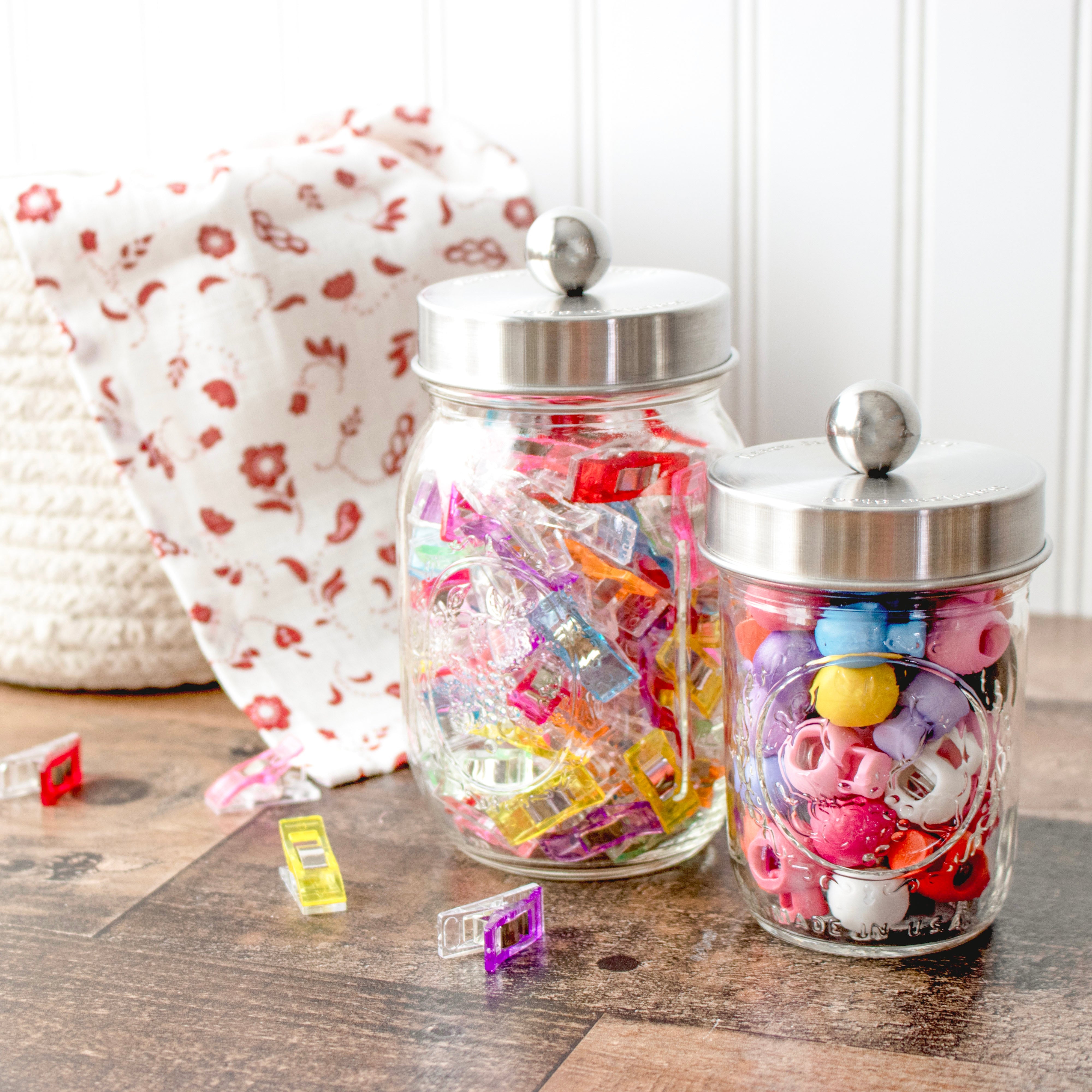 Apothecary Stainless Steel Lid for Mason Jars