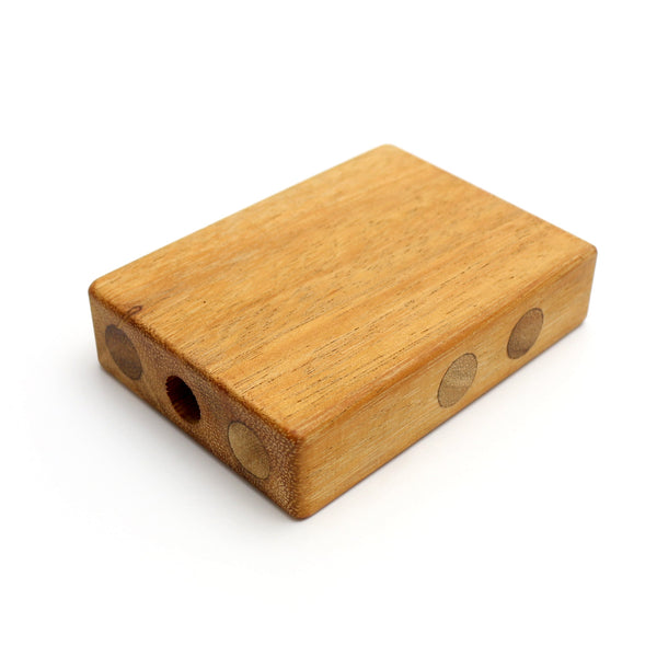 Kubiya Games Maze Box wooden brain teaser puzzle with hidden internal labyrinth