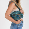 Medium Crossbody Shoulder Purse - Upcycled Jute Bag