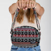 Medium Crossbody Shoulder Purse with outside zipper phone pocket