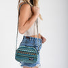 Medium Crossbody Shoulder Purse - Upcycled Jute Bag