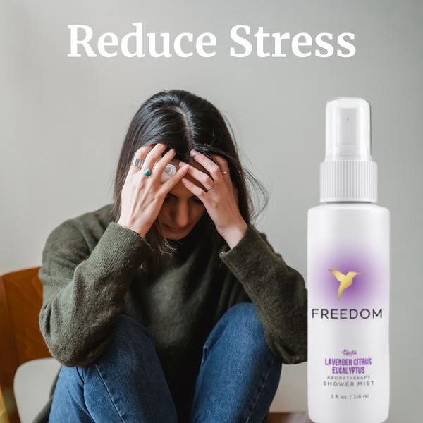 Freedom Natural Deodorant shower spray included in a natural wellness product bundle