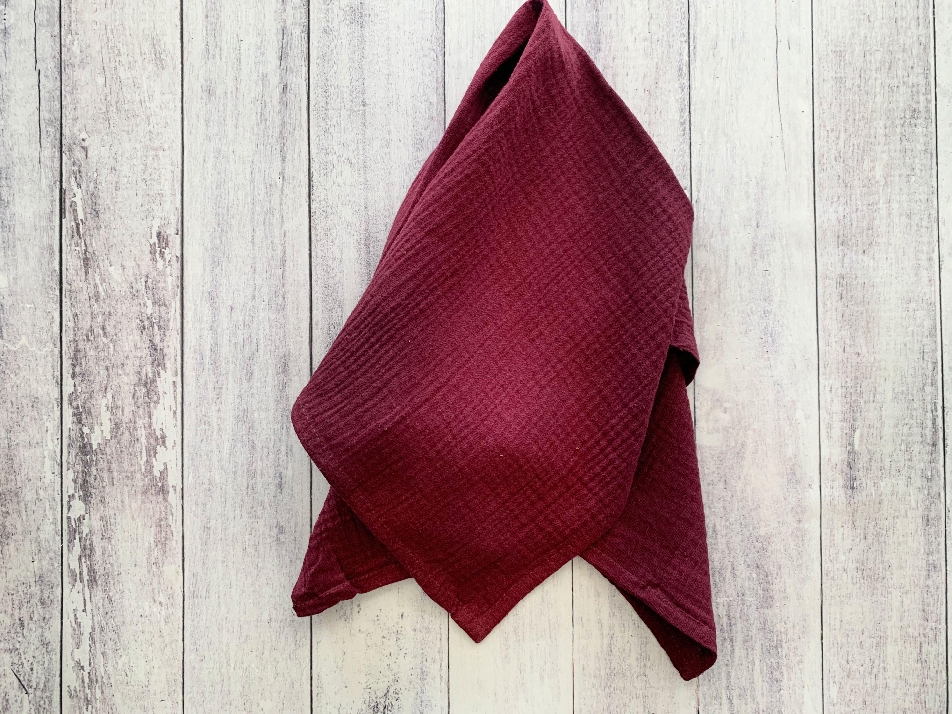 Cotton Crinkle Cloth Napkins – Set of 4 | No-Iron, Reusable