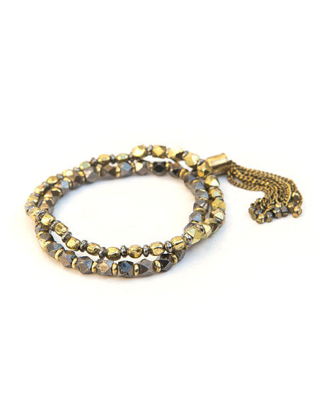 Dark Charm Bracelet Stack – Handmade Fair Trade Bracelets