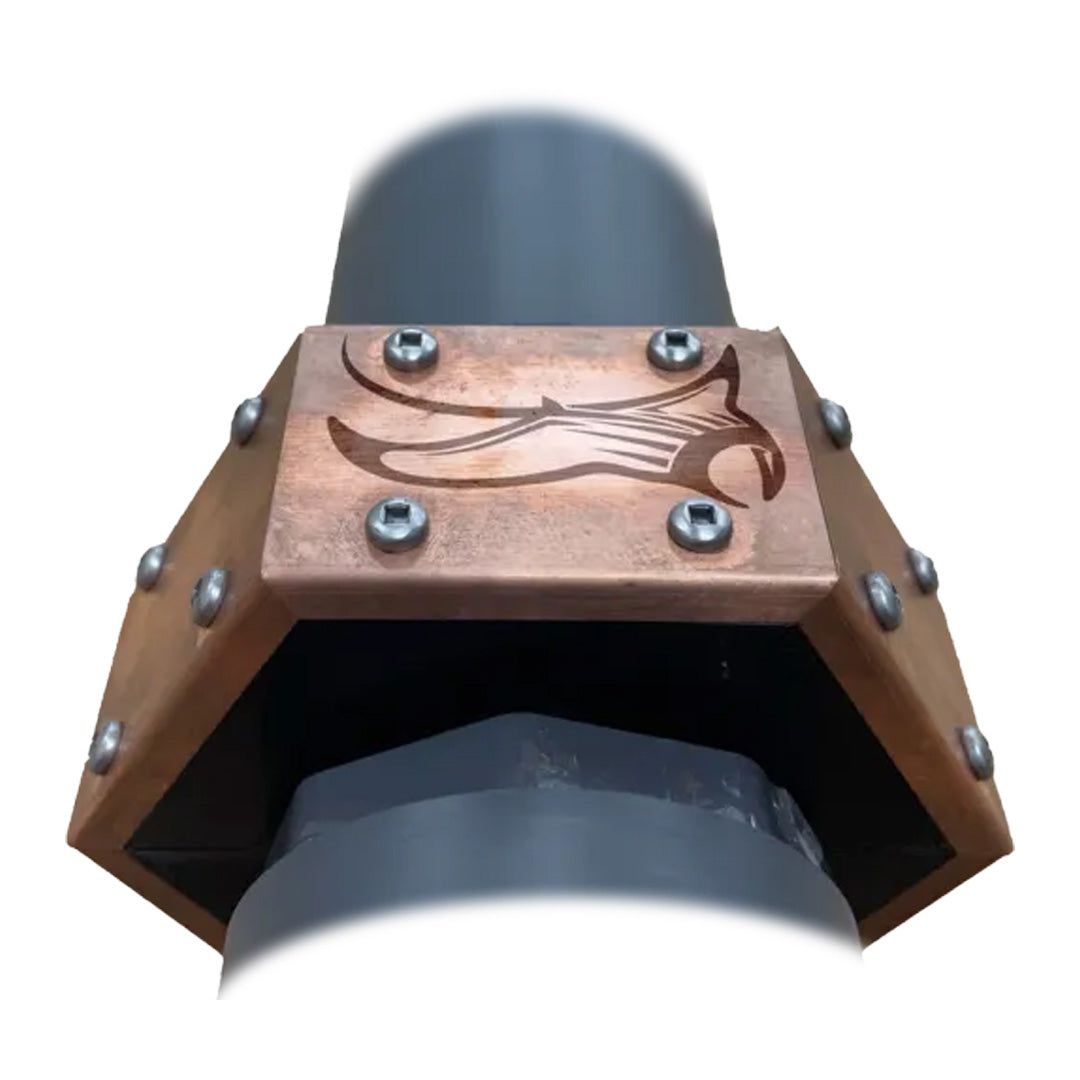 Close-up detail of the Natural Action MagnaRay Advanced structured water unit