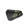 Lightweight 0.7L triangle frame bag fitted to MTB and road bike frame
