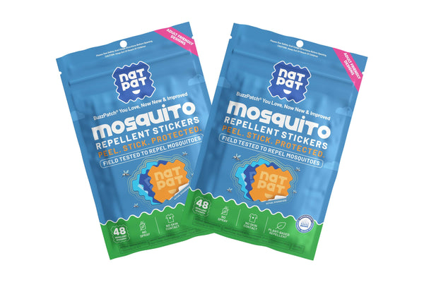 Natural Mosquito Repellent Patches for Adults — DEET-Free Plant-Based Bug Protection | No Skin Contact, No Chemicals, Long-Lasting