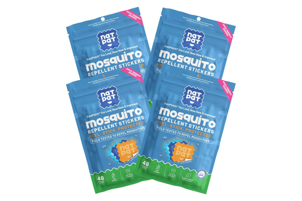 Natural Mosquito Repellent Patches for Adults — DEET-Free Plant-Based Bug Protection | No Skin Contact, No Chemicals, Long-Lasting