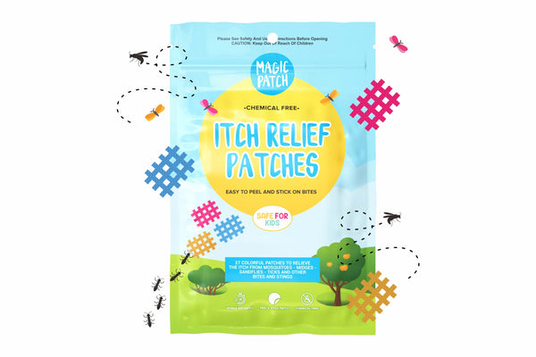 MagicPatch Grid-Relief Technology itch relief patches for mosquito bites — NATPAT
