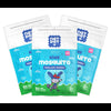 Three packages of Natrap Kids Mosquito repellent stickers on a white background