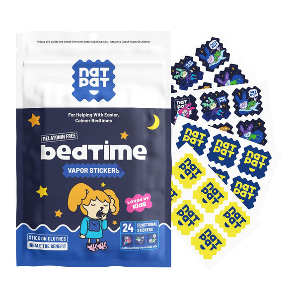 NATPAT Sleep Aid Patch for Kids — melatonin-free natural sleep sticker with lavender and mandarin essential oils