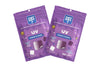 Two purple packages of Natrapat UV Sensor Stickers on a white background. 