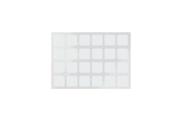White grid pattern on a white background