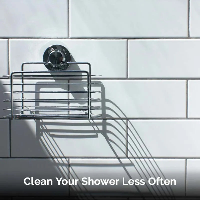 Homeowner enjoying the benefits of whole home structured water in a modern bathroom