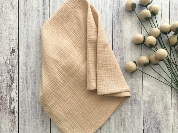 Cotton Crinkle Cloth Napkins – Set of 4 | No-Iron, Reusable