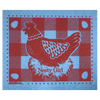 Nesty Girl Hen Blue eco-friendly Swedish sponge dishcloth by Soak iT Up — reusable and compostable, 8 x 6¾ inches