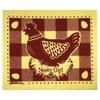 Nesty Girl Hen yellow eco Swedish dishcloth by Soak iT Up, made from 70% cellulose and 30% cotton