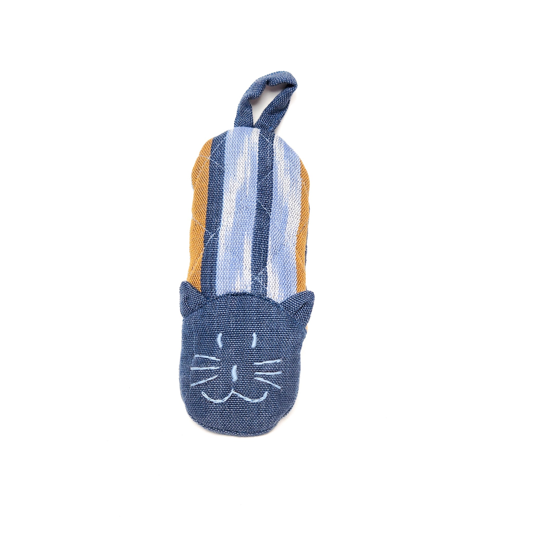 Azure Cat Skillet Handle Holder - Handmade, Zero Waste and Fair Trade