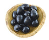 Group of polished black obsidian yoni eggs displayed together