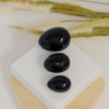 Large Black Obsidian Yoni Egg for Women's Pelvic Floor Exercises and Sexual Wellness