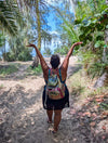 One of a Kind Backpack - Upcycled Rice Bag Backpack, Nepal