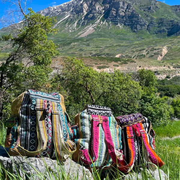 One of a Kind Backpack with spacious main compartment and external pockets