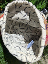 One of a Kind Mini Backpack - Recycled Rice Bag, Nepal