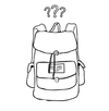 One of a Kind Mini Backpack - Recycled Rice Bag, Nepal