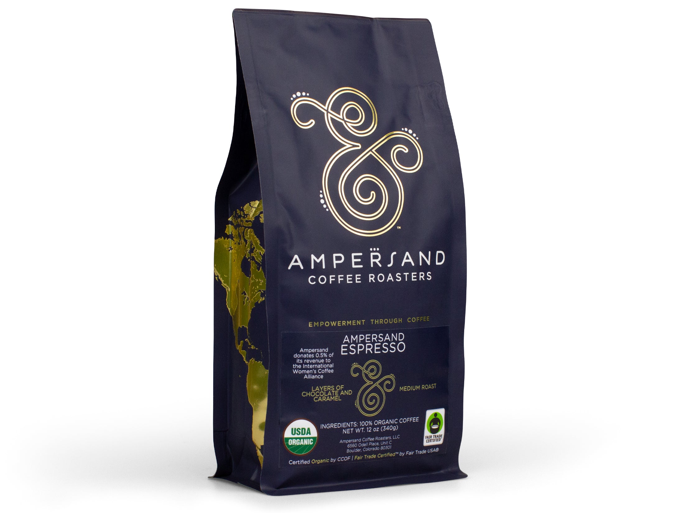 Espresso Blend Fair Trade Organic Coffee, 12 oz.