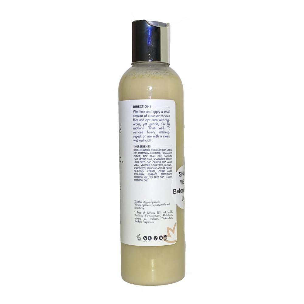 Natural acne cleanser for acne-prone skin – gentle, non-stripping formula