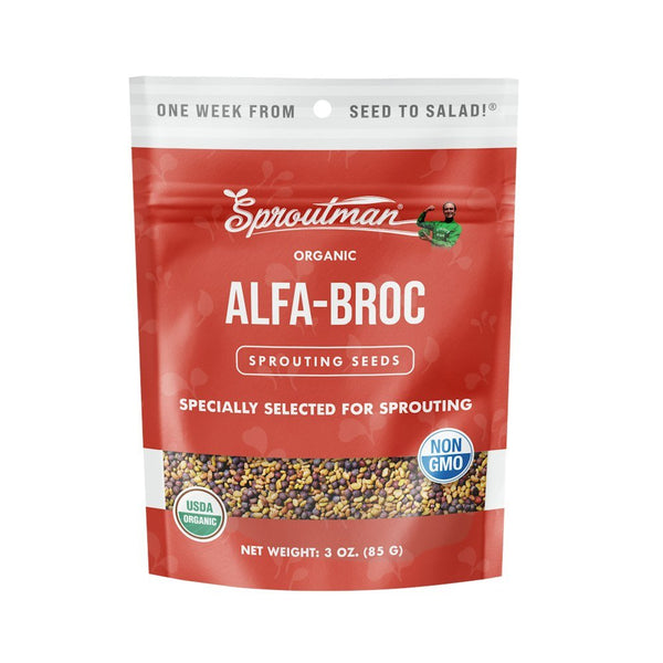 Organic Alfa-Broc Sprouting Seed – Alfalfa & Broccoli Mix