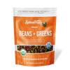 Organic Beans + Greens Sprouting Seed blend by Sproutman, front view of the product