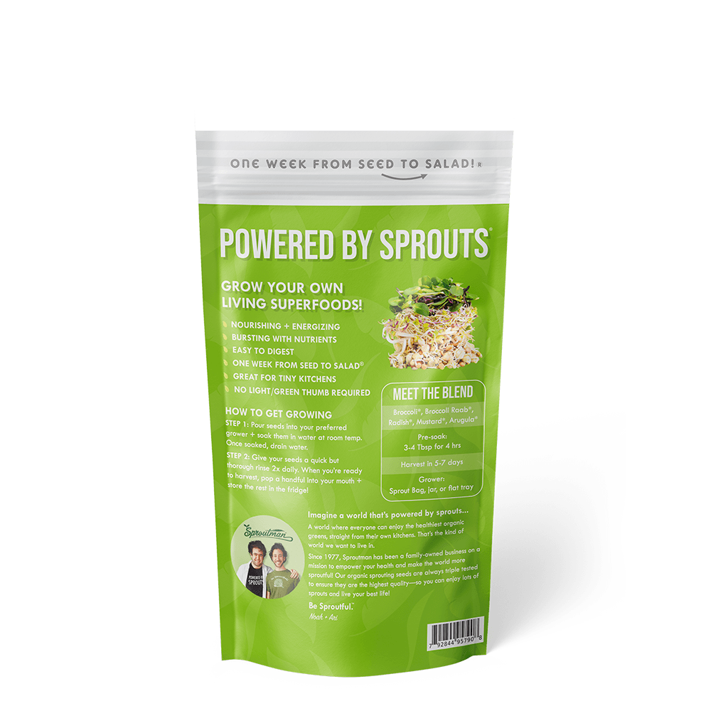 Organic Broccoli Blend Sprouting Seed by Sproutman, product image 2