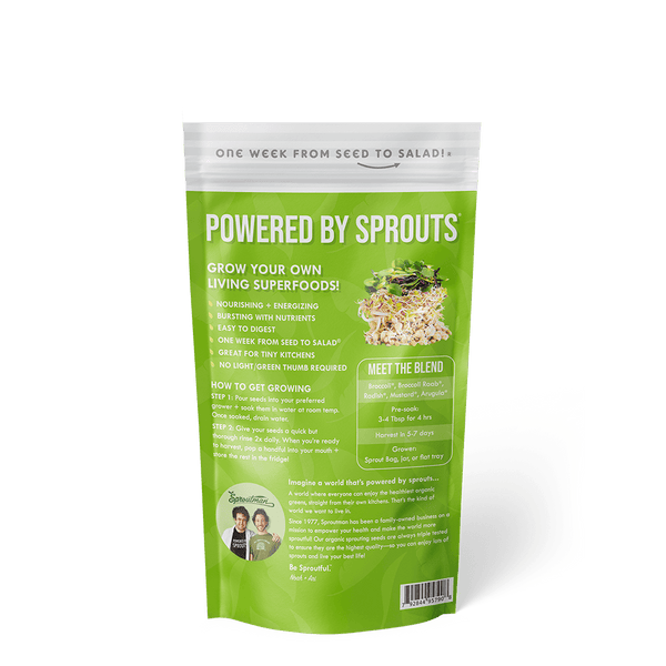Organic Broccoli Blend Sprouting Seed by Sproutman, product image 2