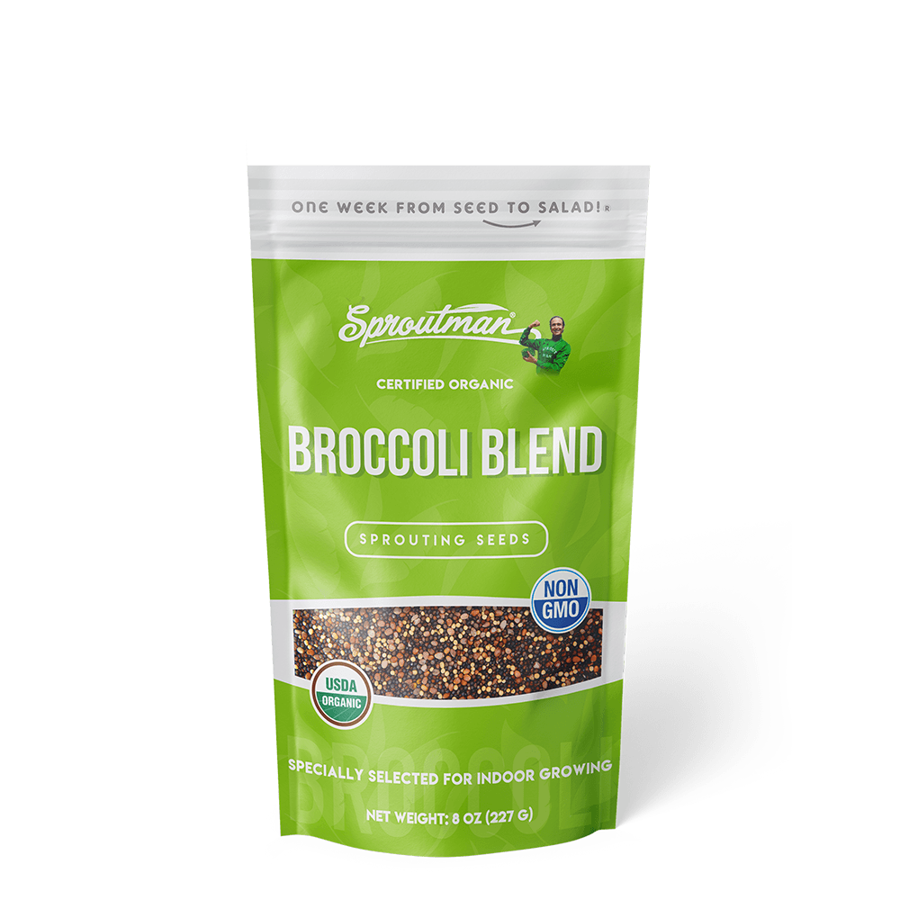 Organic Broccoli Blend Sprouting Seed by Sproutman, product image 1