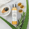 Organic caffeine hair mask with rosemary, peppermint and saw palmetto for thicker hair growth
