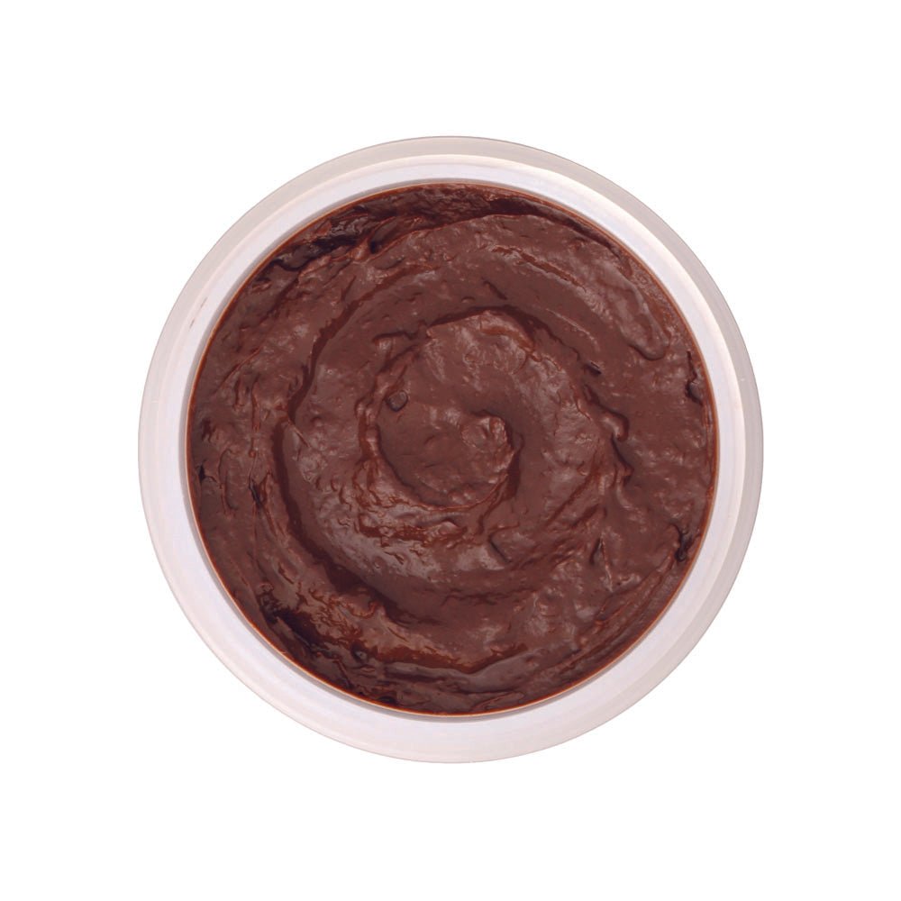 Organic Chocolate Cherry Face Mask texture and colour detail showing rich cocoa formula