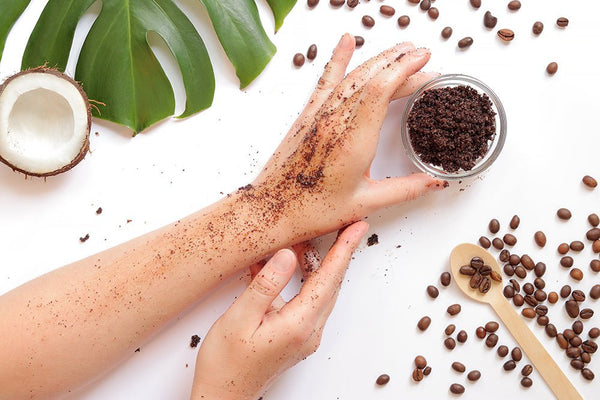 Glimmer Goddess organic body scrub with Dead Sea Salt and Shea Butter — natural skin care gift idea