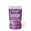 Organic Radish Sprouting Seed from Sproutman, front view of the product