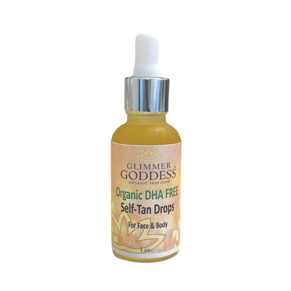 Organic DHA-Free Self-Tanning Drops for Face & Body – Natural Glow
