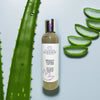 Close-up of Glimmer Goddess eczema lotion texture showing lightweight organic formula