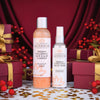 Organic face cleansing kit with hyaluronic acid cleanser and rose water citrus toner by Glimmer Goddess