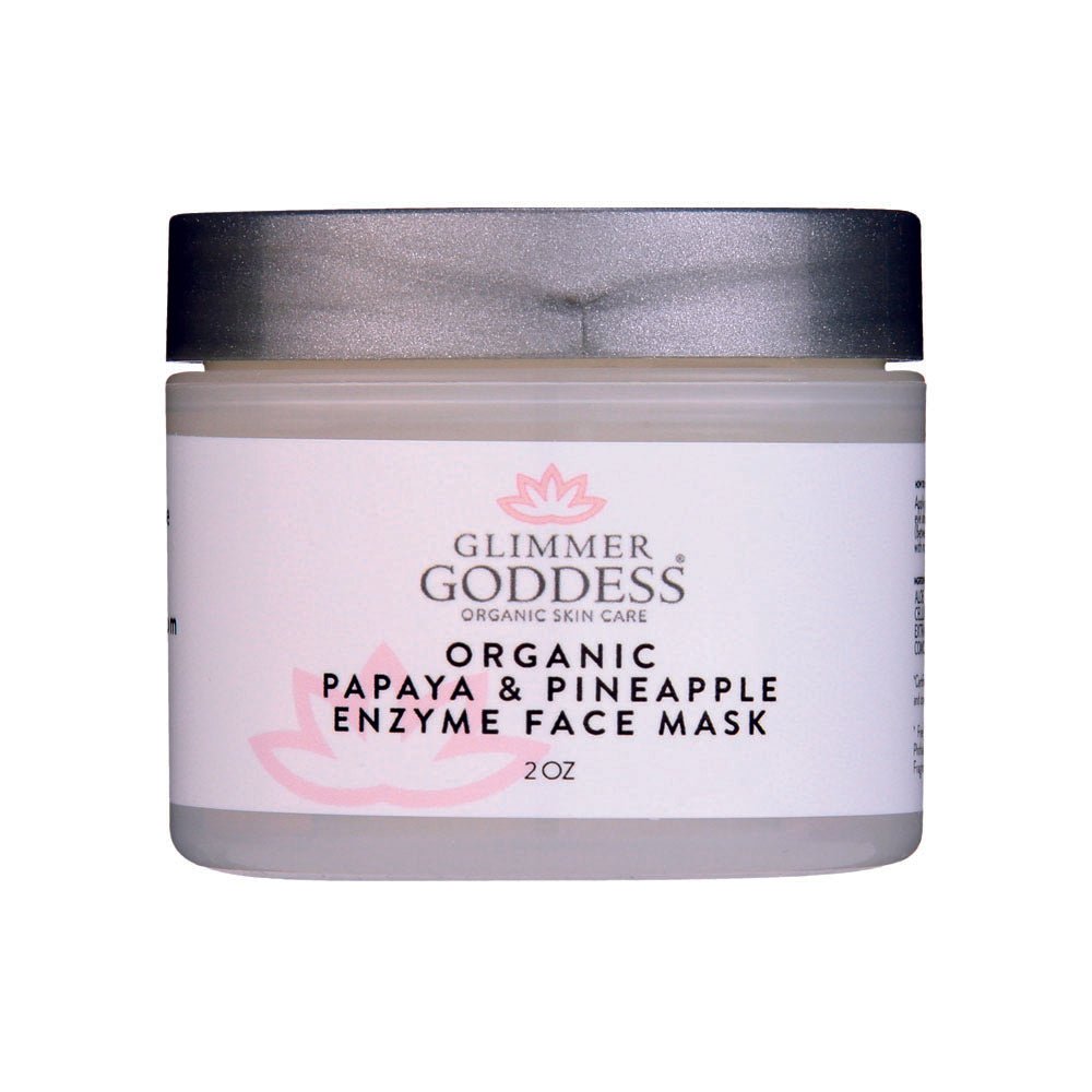 Organic Papaya & Pineapple Enzyme Face Mask – Gentle Exfoliating Treatment